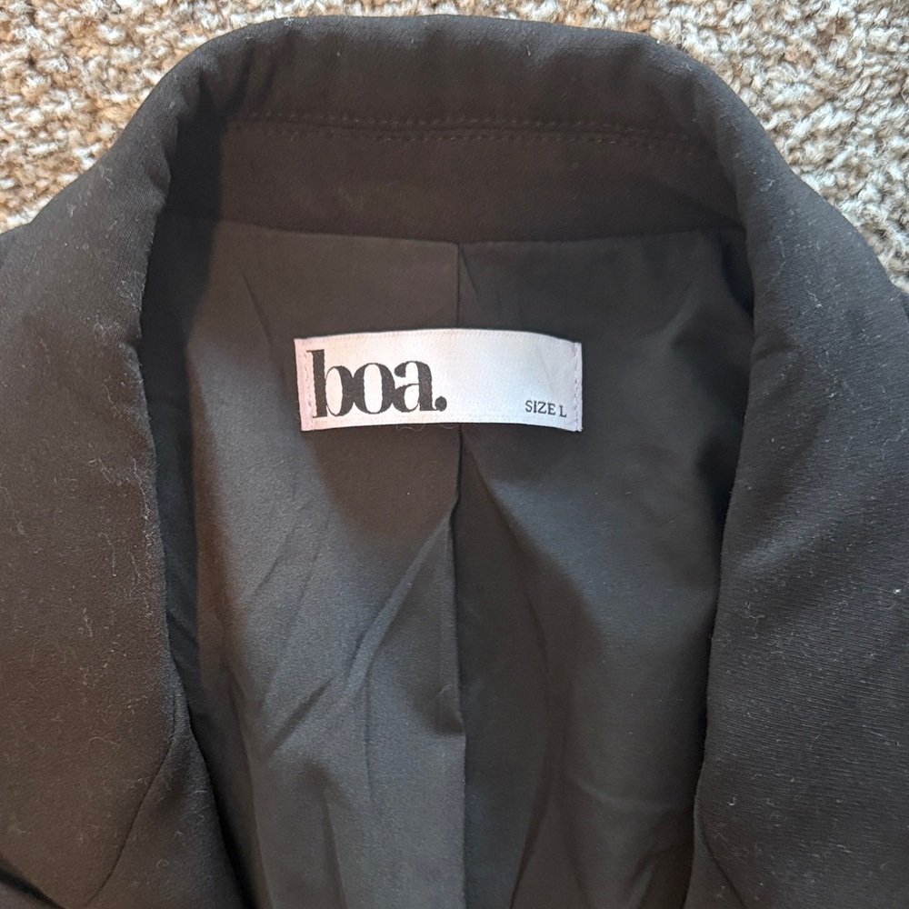 Boa. Black Single-Button Blazer - image 2